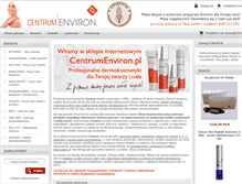 Tablet Screenshot of centrumenviron.pl